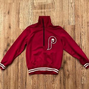 Philadelphia Phillies Mitchell & Ness Quarter Zip